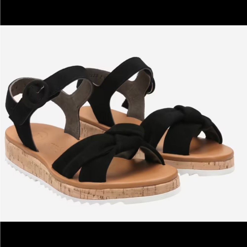 Paul Green Tuscan Leather/Suede Sandals